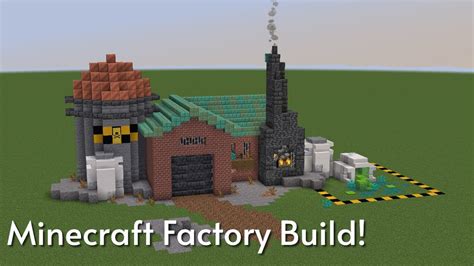 minecraft factory building|small industrial minecraft building.